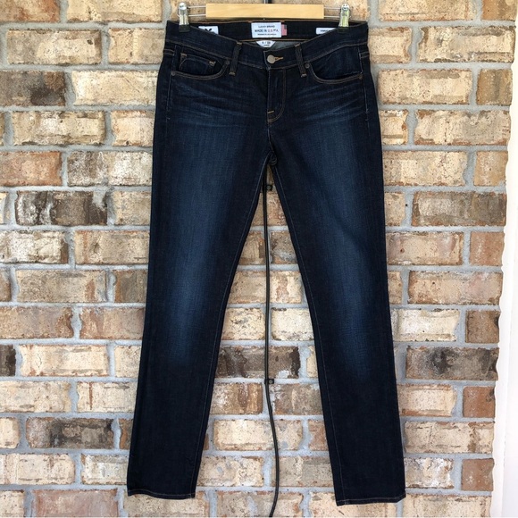 Lucky Brand Nade in USA Charlie Mid-Rise Skinny Jeans Dark Blue 6/28 Ankle - Picture 2 of 16